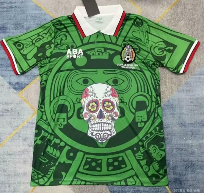 Thailand Quality(AAA) 1998 Mexico Special Retro Soccer Jersey