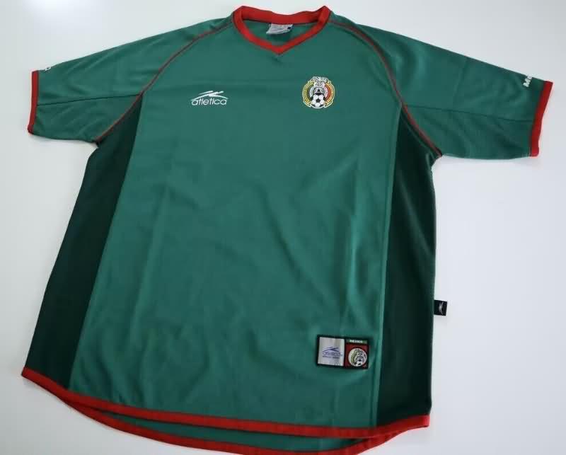 Thailand Quality(AAA) 2002 Mexico Home Retro Soccer Jersey