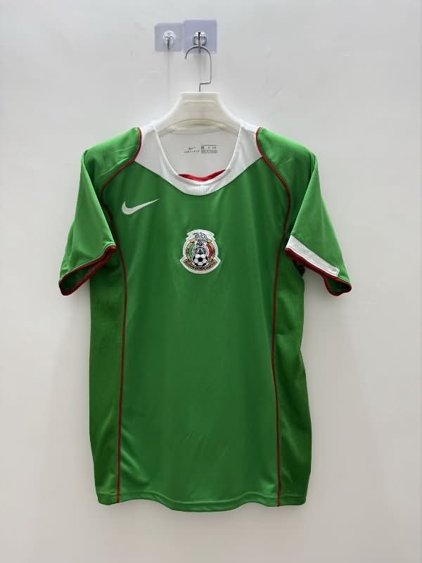 Thailand Quality(AAA) 2004 Mexico Home Retro Soccer Jersey