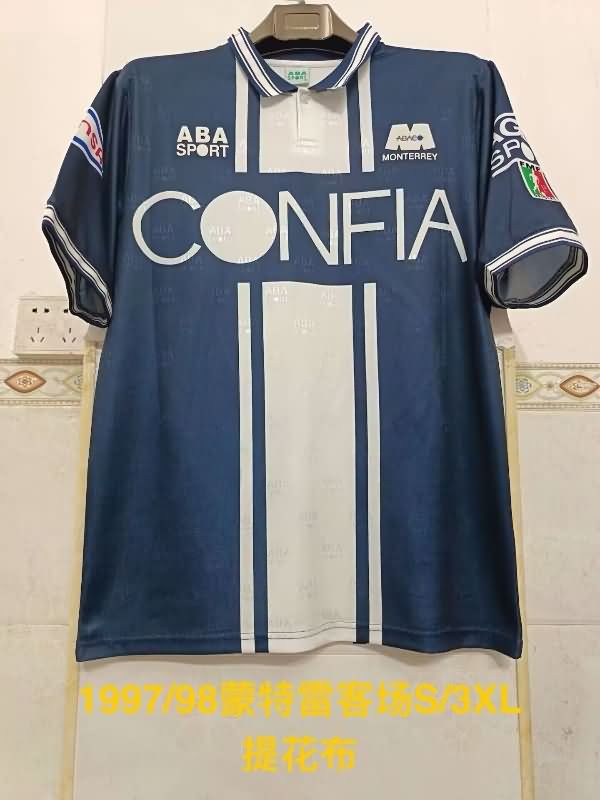 Thailand Quality(AAA) 1997/98 Monterrey Away Retro Soccer Jersey