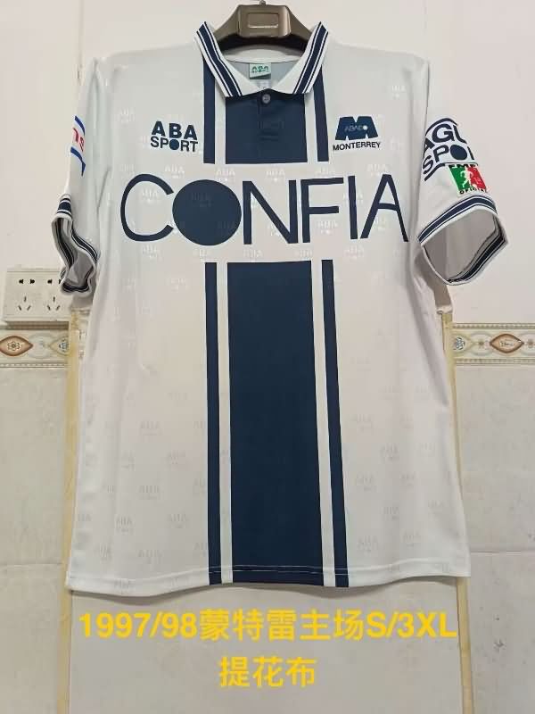 Thailand Quality(AAA) 1997/98 Monterrey Home Retro Soccer Jersey