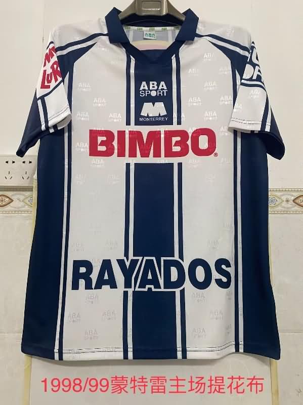 Thailand Quality(AAA) 1998/99 Monterrey Home Retro Soccer Jersey