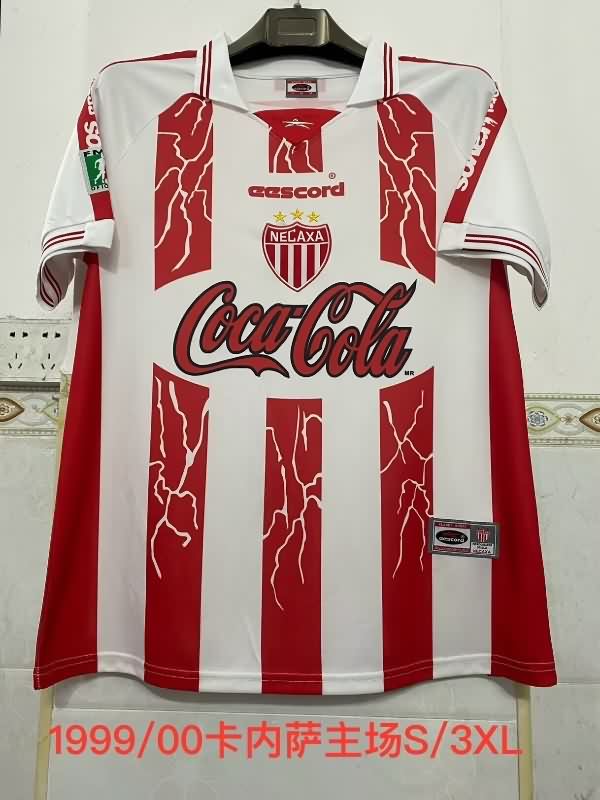 Thailand Quality(AAA) 1999/00 Necaxa Home Retro Soccer Jersey