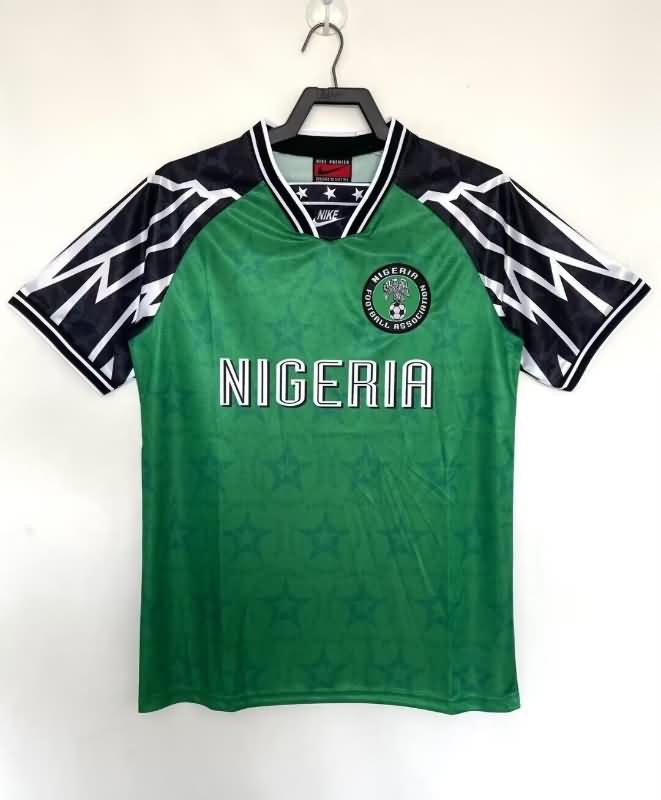 Thailand Quality(AAA) 1994/95 Nigeria Home Retro Soccer Jersey