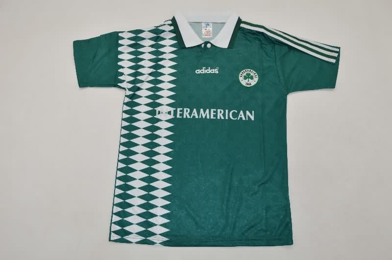 Thailand Quality(AAA) 1995/96 Panathinaikos Home Retro Soccer Jersey