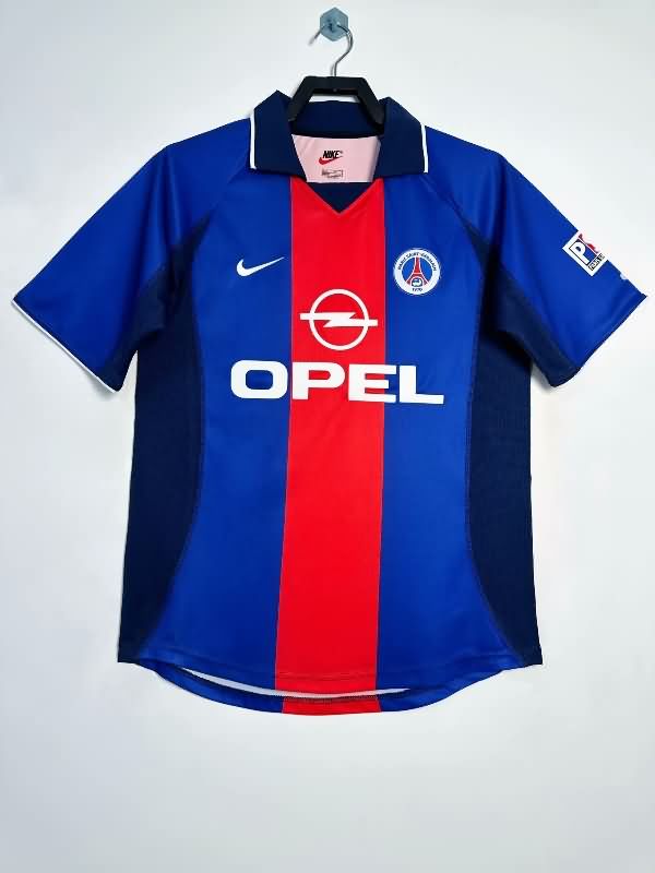 Thailand Quality(AAA) 2000/01 Paris St Germain Home Retro Soccer Jersey