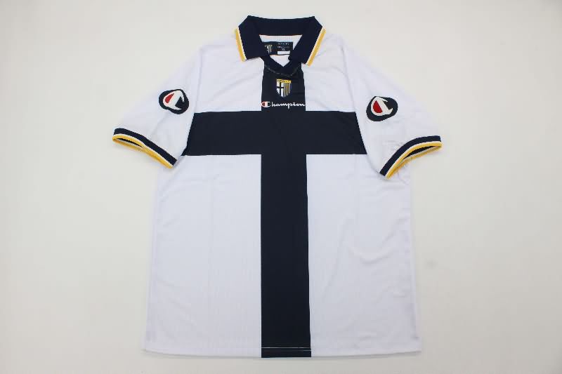 Thailand Quality(AAA) 2004/05 Parma Home Retro Soccer Jersey
