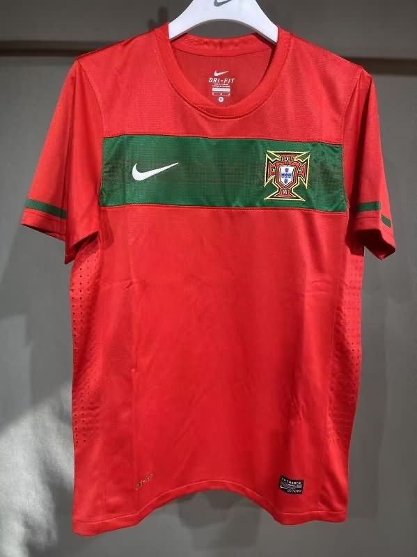 Thailand Quality(AAA) 2010 Portugal Home Retro Soccer Jersey (Player)