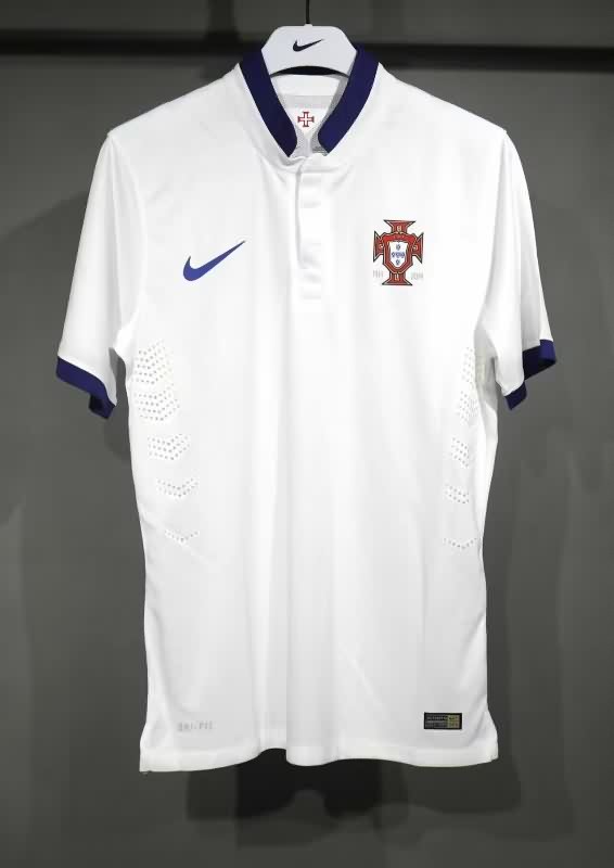 Thailand Quality(AAA) 2014 Portugal Away Retro Soccer Jersey (Player)