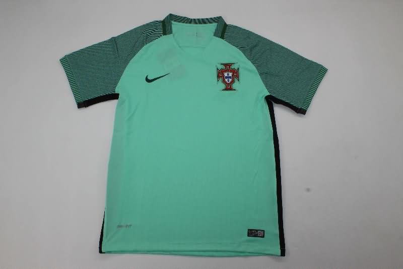 Thailand Quality(AAA) 2016 Portugal Away Retro Soccer Jersey