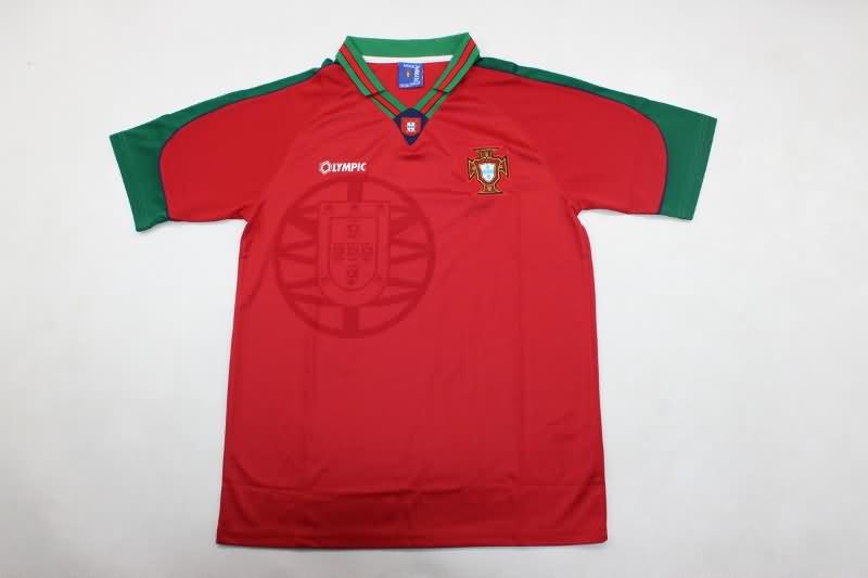 Thailand Quality(AAA) 1996/97 Portugal Home Retro Soccer Jersey