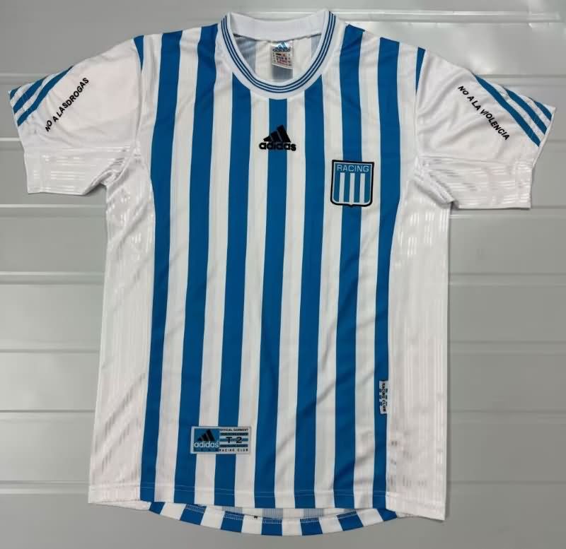 Thailand Quality(AAA) 1999/2000 Racing Home Retro Soccer Jersey