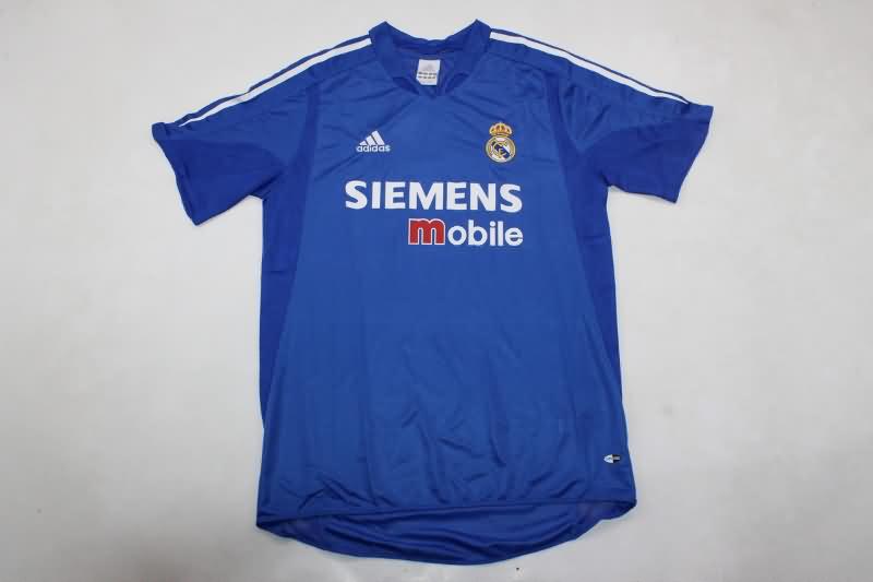 Thailand Quality(AAA) 2004/05 Real Madrid Third Retro Soccer Jersey