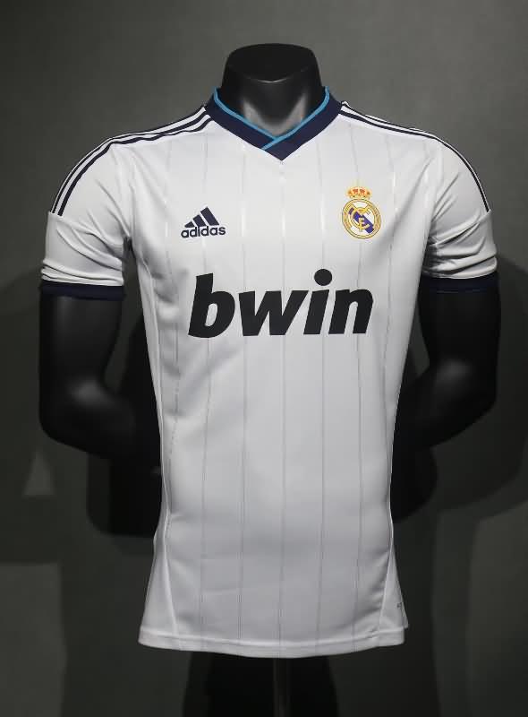 Thailand Quality(AAA) 2012/13 Real Madrid Home Retro Soccer Jersey (Player)