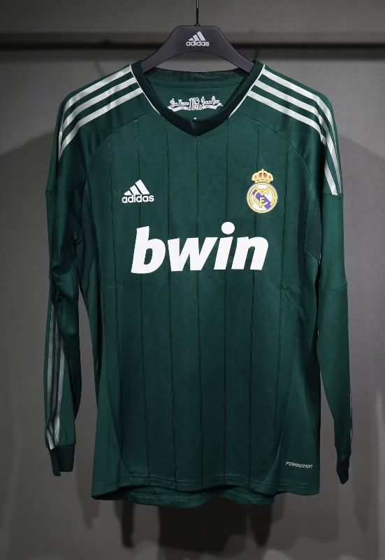 Thailand Quality(AAA) 2012/13 Real Madrid Third Long Sleeve Retro Soccer Jersey (Player)