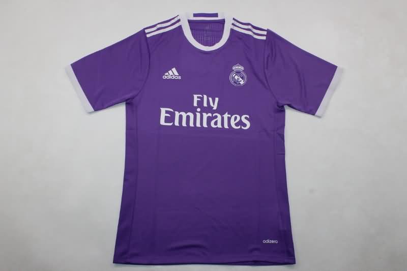 Thailand Quality(AAA) 2016/17 Real Madrid Away Retro Soccer Jersey (Player)