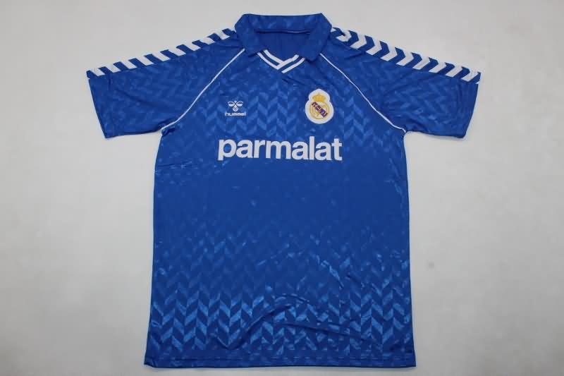 Thailand Quality(AAA) 1986/88 Real Madrid Away Retro Soccer Jersey