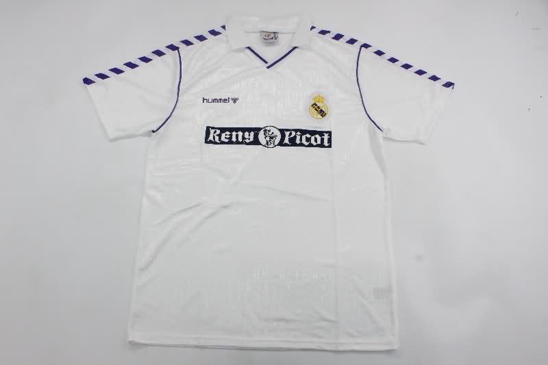 Thailand Quality(AAA) 1989/90 Real Madrid Home Retro Soccer Jersey