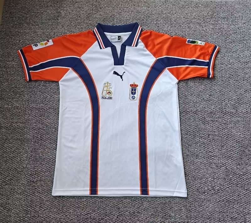 Thailand Quality(AAA) 2000/01 Real Oviedo Away Retro Soccer Jersey