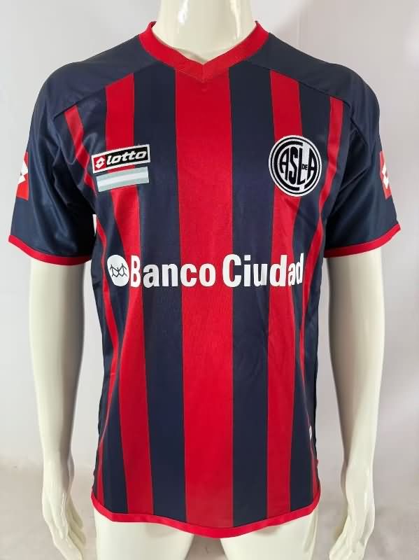 Thailand Quality(AAA) 2013/14 San Lorenzo Home Retro Soccer Jersey