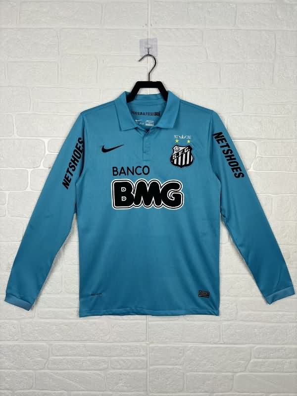 Thailand Quality(AAA) 2012/13 Santos Away Retro Long Sleeve Soccer Jersey