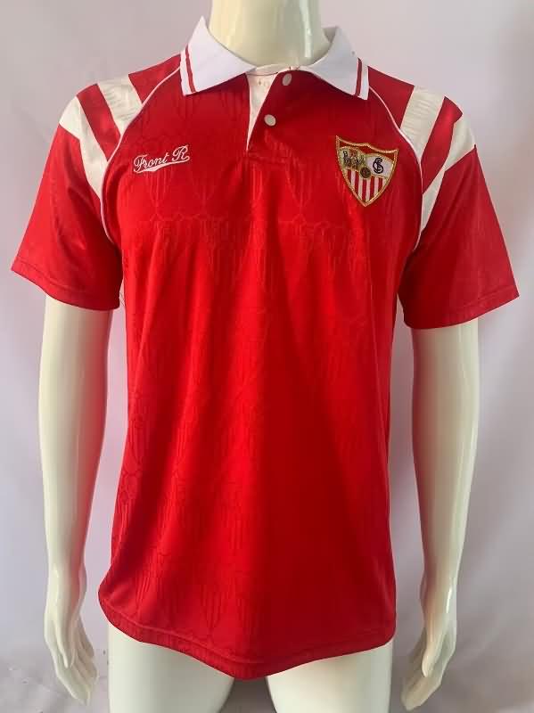 Thailand Quality(AAA) 1992/93 Sevilla Away Retro Soccer Jersey