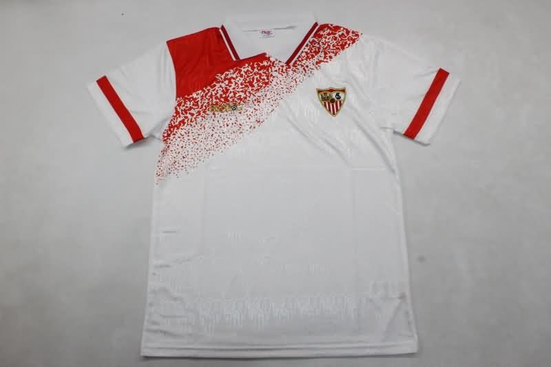 Thailand Quality(AAA) 1993/94 Sevilla Home Retro Soccer Jersey