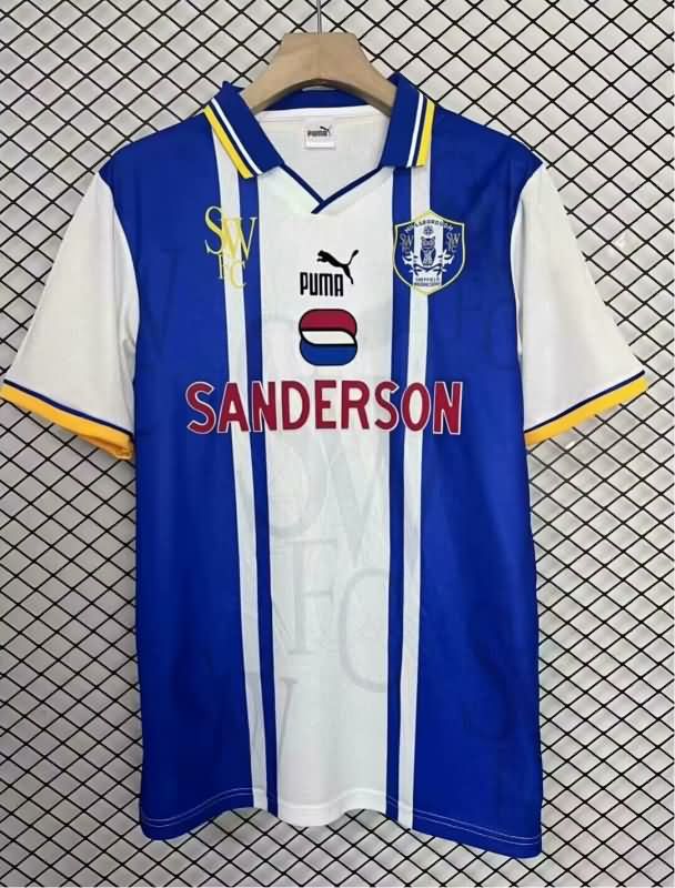 Thailand Quality(AAA) 1995/97 Sheffield Wednesday Home Retro Soccer Jersey