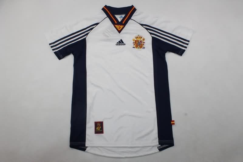 Thailand Quality(AAA) 1998 Spain Away Retro Soccer Jersey