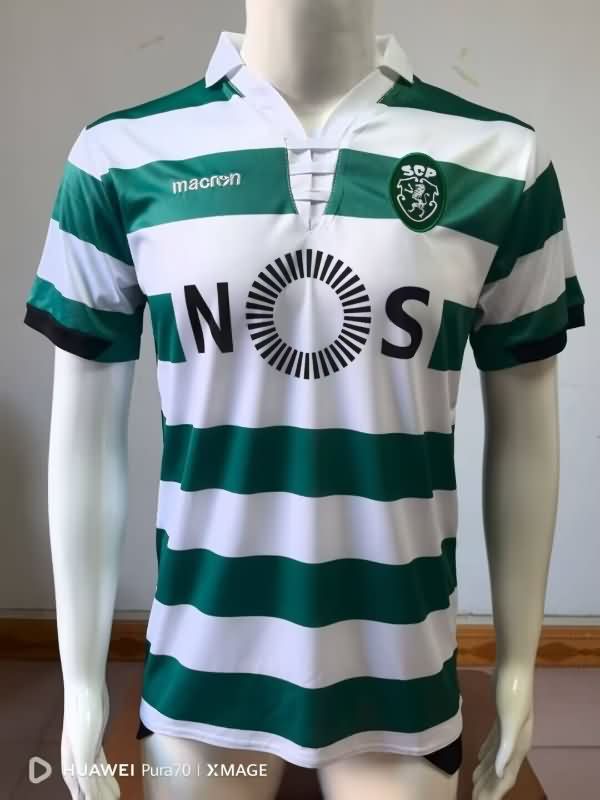 Thailand Quality(AAA) 2018/19 Sporting Lisbon Home Retro Soccer Jersey