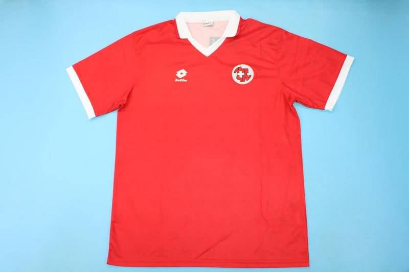 Thailand Quality(AAA) 1994/96 Switzerland Home Retro Soccer Jersey