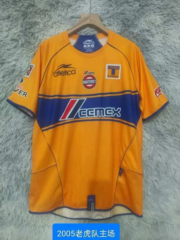 Thailand Quality(AAA) 2005/06 Tigres UANL Home Retro Soccer Jersey