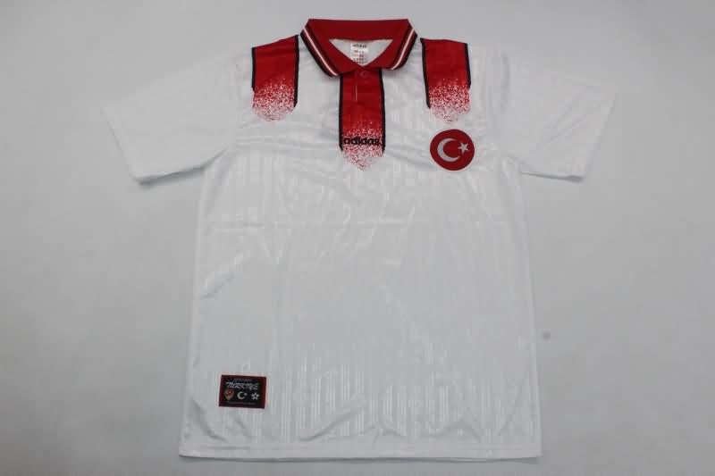 Thailand Quality(AAA) 1990 Turkey Away Retro Soccer Jersey