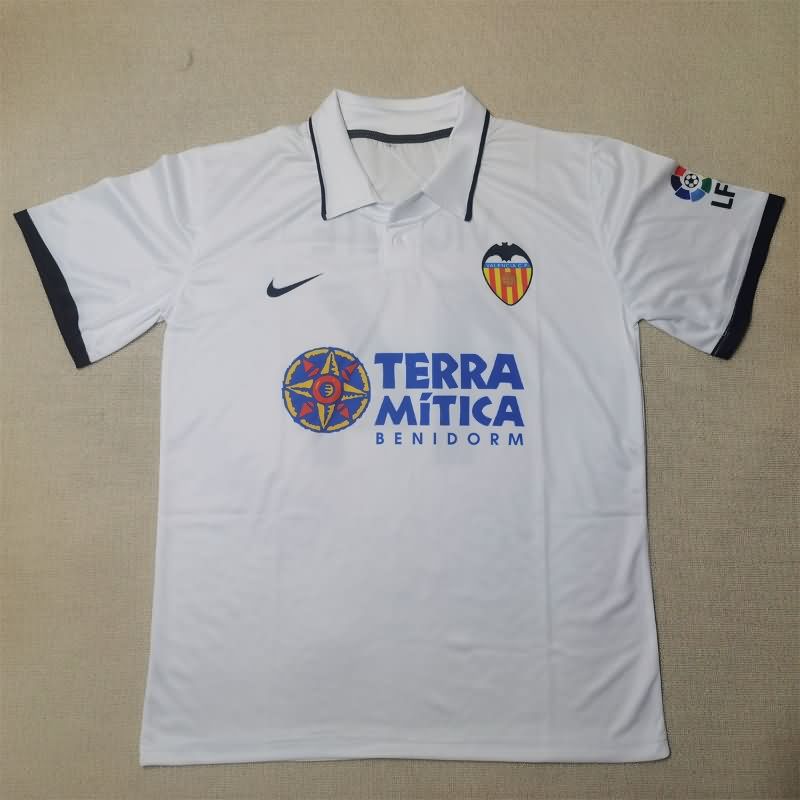 Thailand Quality(AAA) 2002/03 Valencia Home Retro Soccer Jersey