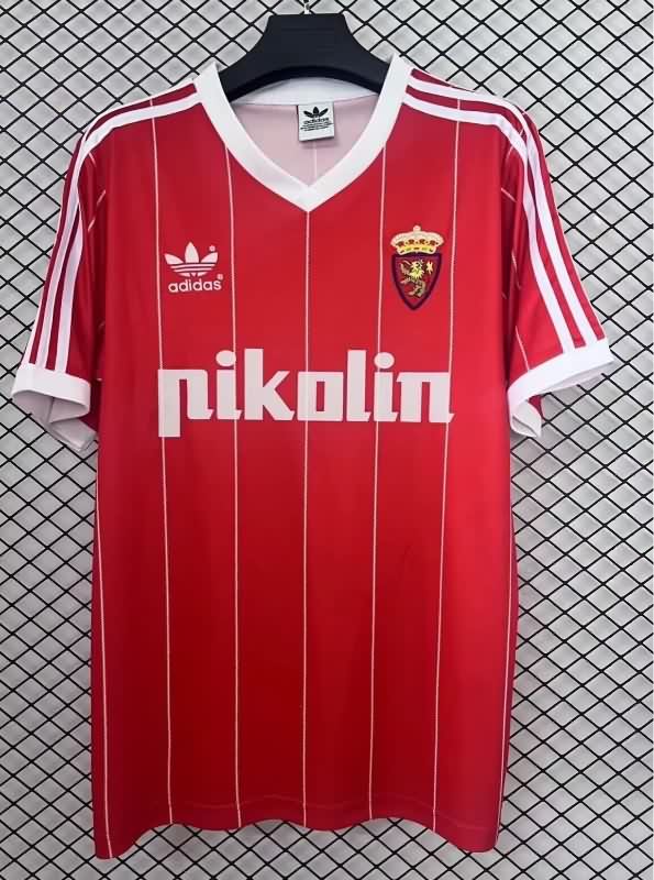 Thailand Quality(AAA) 1983/84 Zaragoza Away Retro Soccer Jersey