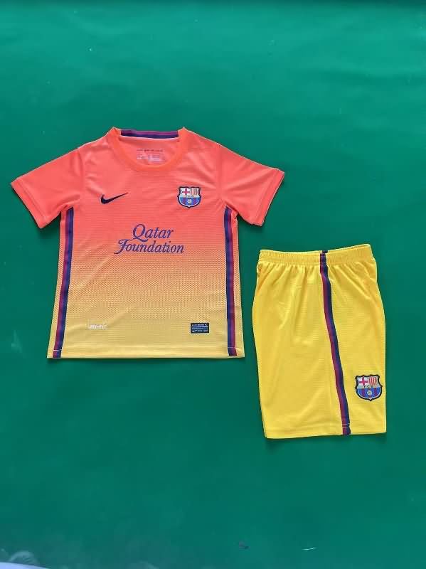 2012/13 Barcelona Away Kids Soccer Jersey And Shorts