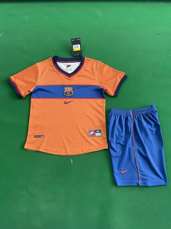 1998/00 Barcelona Third Kids Soccer Jersey And Shorts