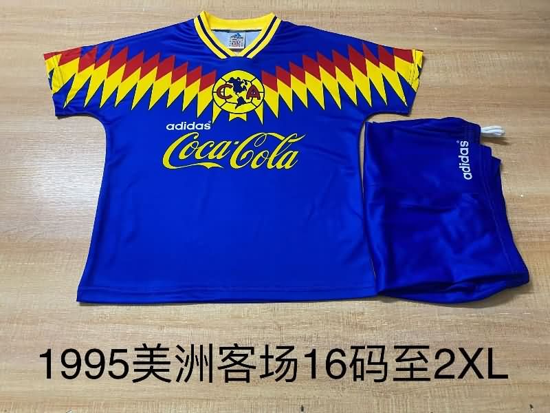 1995 Club America Away Kids Soccer Jersey And Shorts