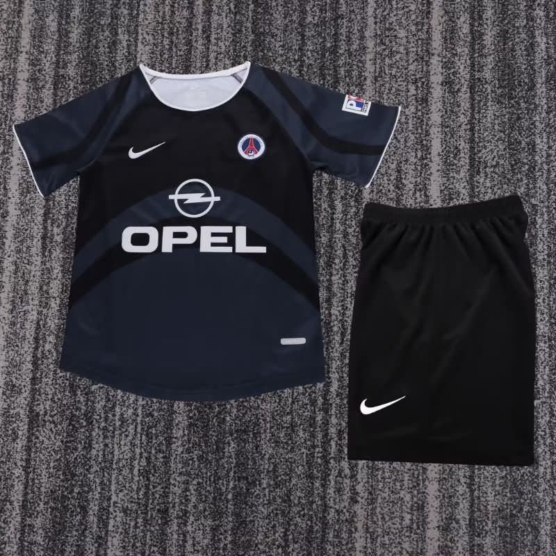 2001/02 Paris St Germain Third Kids Soccer Jersey And Shorts
