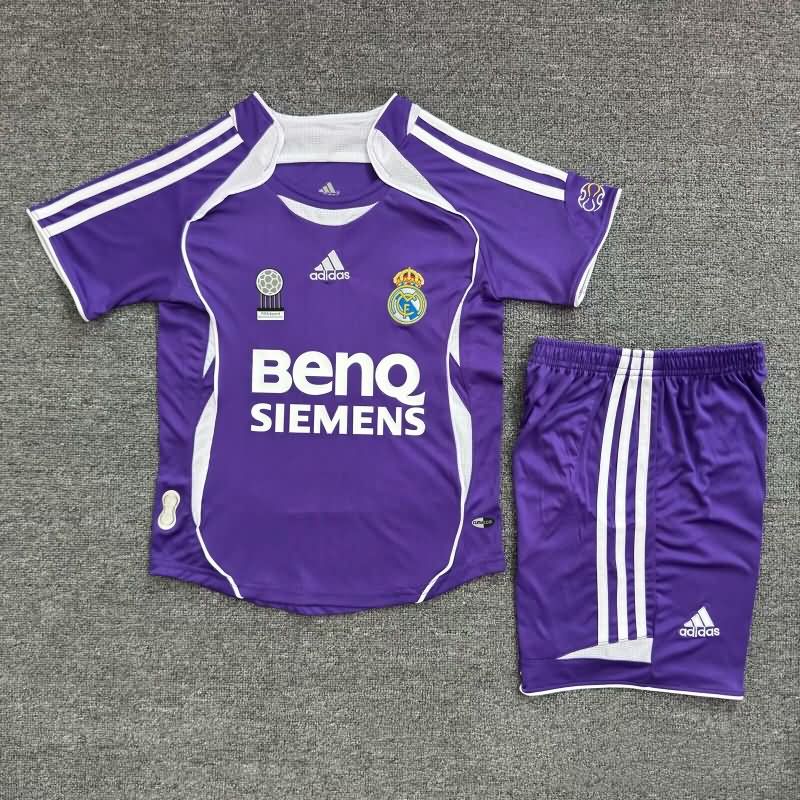 2006/07 Real Madrid Third Kids Soccer Jersey And Shorts