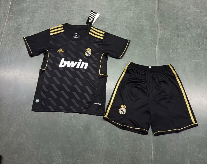 2011/12 Real Madrid Away Kids Soccer Jersey And Shorts